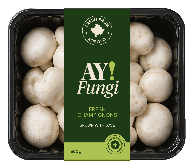 AY! Fungi retail tray, 500g